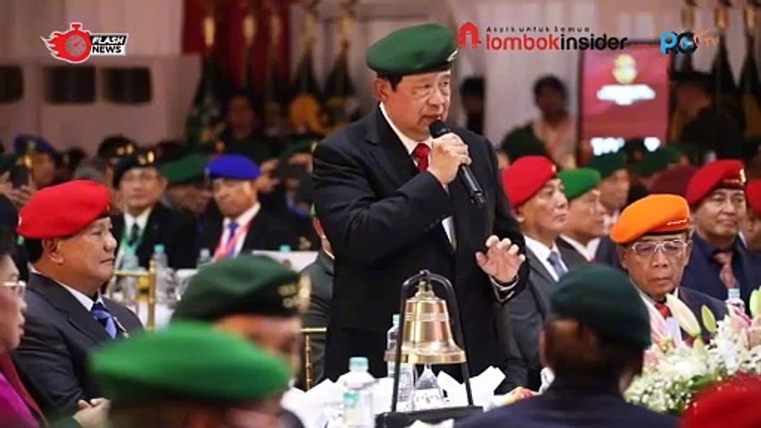 SBY WAKILI ALUMNI AKABRI, DOAKAN PRABOWO SUKSES PIMPIN BANGSA