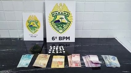 Idoso é preso em bar de Campo Bonito com cocaína e dinheiro