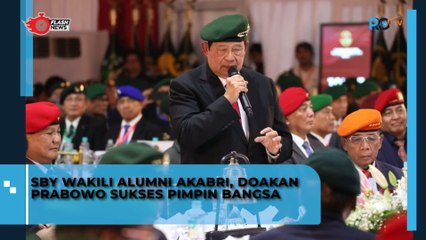 SBY Wakili Alumni Akabri, Doakan Prabowo Sukses Pimpin Bangsa