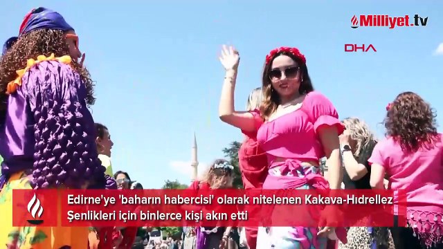 Edirne'de Kakava-Hıdrellez coşkusu! Binlerce kişi akın etti