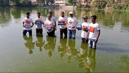 সটান পুকুরে নেমেই হাত-পা ছুঁড়ে সাঁতার! সুভাষের কীর্তি দেখে হতবাক বাঁকুড়াবাসী