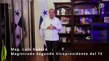 Mensaje de los magistrados del Tribunal Electoral por las elecciones en Panamá