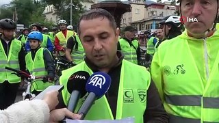 Bursa'da sağlıklı yaşam için pedal çevirdiler
