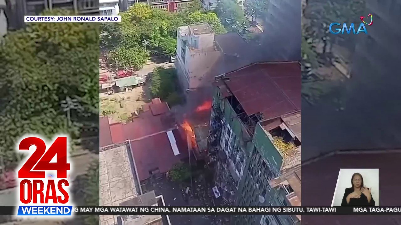 85-anyos, patay sa sunog sa pag-aari nilang hotel | 24 Oras Weekend
