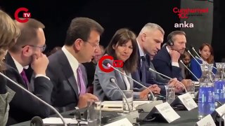 Ekrem İmamoğlu, Paris’te düzenlenen Avrupa Belediye Başkanları Zirvesi'nde konuştu