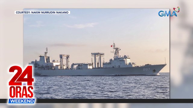 4 na navy vessel ng China, namataan sa Sibutu Passage sa Tawi-Tawi; AFP, kinumpirma ang anila'y innocent passage ng mga barko | 24 Oras Weekend