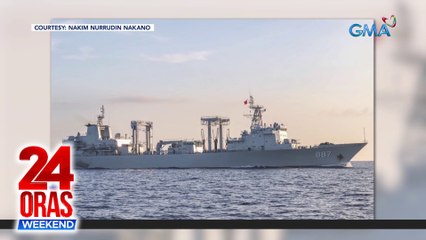 4 na navy vessel ng China, namataan sa Sibutu Passage sa Tawi-Tawi; AFP, kinumpirma ang anila'y "innocent passage" ng mga barko | 24 Oras Weekend