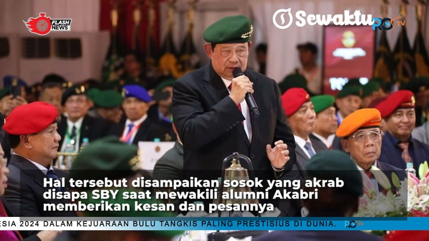 Doa SBY untuk Prabowo Subianto Dalam Acara Halal Bihalal Akabri: Semoga Sukses Memimpin Bangsa