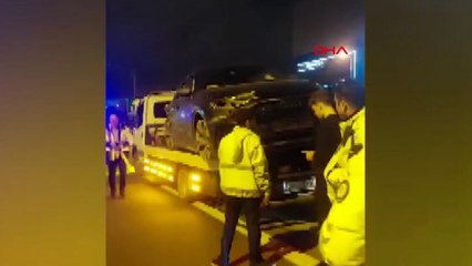 İbrahim Hacıosmanoğlu'nun oğlu trafik kazası yaptı