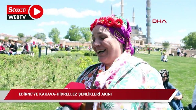 Edirne'ye Kakava-Hıdrellez Şenlikleri akını