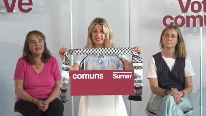 Díaz quiere que el Gobierno reconozca el Estado de Palestina el próximo martes.