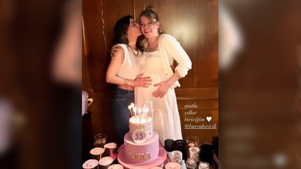 İlk kez anne olmak için gün sayan oyuncu Burcu Biricik kızının adını açıkladı: Luna