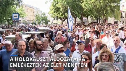 Vasárnap tartják az Élet menetét Budapesten, a holokauszt nyolcvanadik évfordulójára emlékeznek