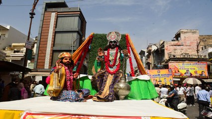 सैन जयंती पर धूमधाम से निकाली कलश और शोभायात्रा