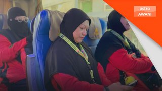 Tiada pengangkutan lain, jemaah Malaysia hanya guna bas