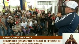 Familias recuperan domicilios del sector UD-3 Y CC-2 de la parroquia Caricuao