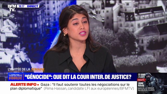 Rima Hassan (LFI): Je veux dire et redire qu'il y a un génocide qui est en cours à Gaza, et je mesure mes mots