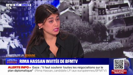Génocide des Ouïghours: "Il n'y a pas de juridiction internationale qui s'est saisie de la question", affirme Rima Hassan (LFI)