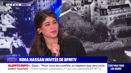 Rima Hassan (LFI): "Israël, c'est pire que la Russie"