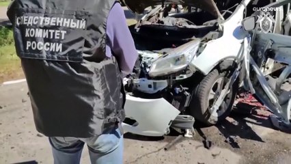 شاهد: اغتيال مسؤول روسي بعبوة ناسفة في مدينة زاباروجيا الأوكرانية