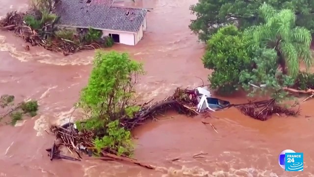 Brasil: al menos 75 fallecidos y 88.000 desplazados por inundaciones en Rio Grande do Sul