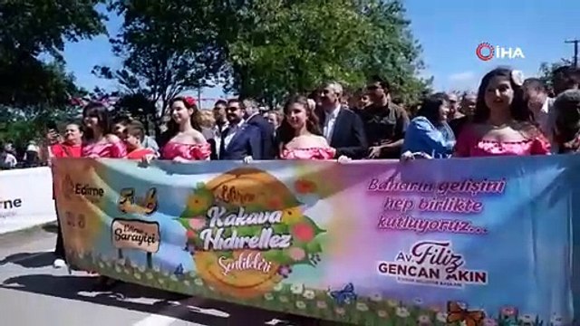 Edirne'de Kakava Şenlikleri coşkusu: Hıdırellez ateşi yandı