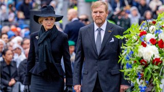 GALA VIDEO - Willem-Alexander et Máxima des Pays-Bas : le couple royal uni pour une triste cérémonie
