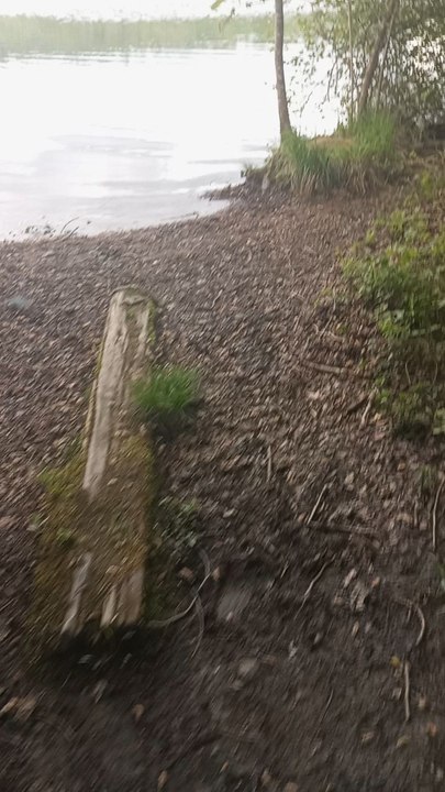 Après la traversée de la grande largeur du lac de Lourdes à la nage
