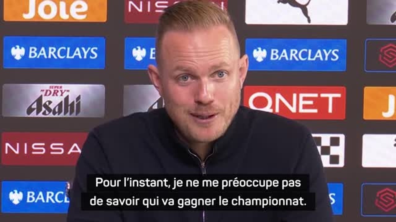 Arsenal - Eidevall : "Je ne me préoccupe pas de savoir qui va gagner le championnat"
