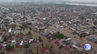 브라질 남부, 기록적 폭우 피해...