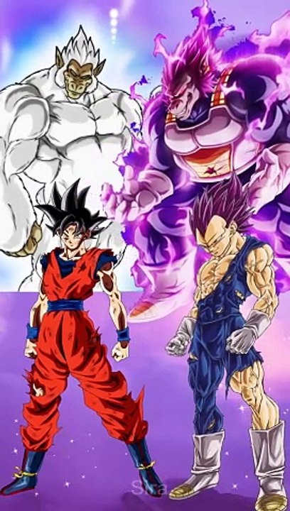 Who is stronger | Oozaru Goku VS Oozaru Vegeta #goku #vegeta