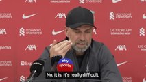 Klopp reveals the 'draining' part of being Liverpool manager