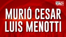 Murió Cesar Luis Menotti: el dt campeón del mundo tenía 85 años