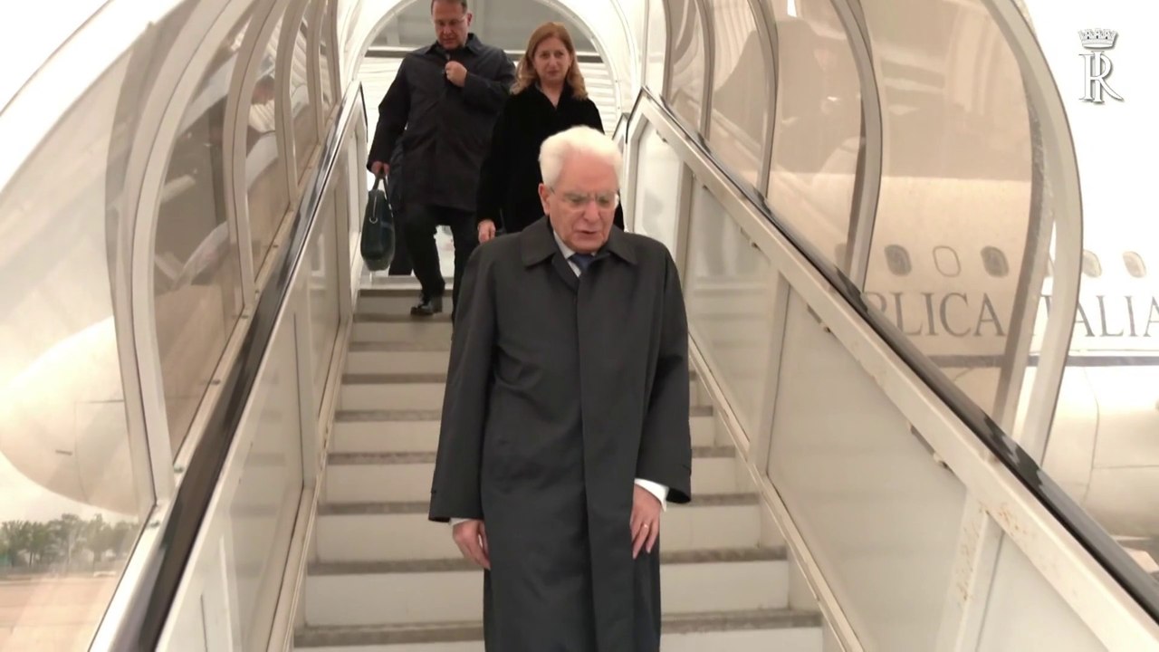 Mattarella in visita negli Stati Uniti, l'arrivo a New York