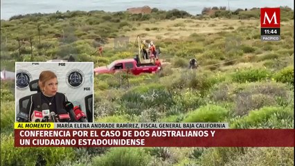 FGE realiza conferencia sobre el caso de extranjeros asesinados en BC