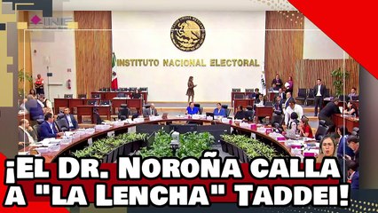 ¡VEAN! ¡El Dr. Noroña calla a ‘la lencha’ Taddei por ayudar a ‘Cabeza de Rata’ y al PRIAN!