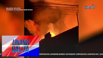 Pagawaan ng mga furniture, nasunog | UB