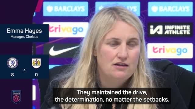 Hayes 'learnt a lot from Chelsea players' after thumping Bristol victory