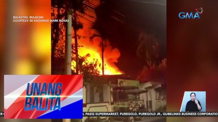 Pagawaan ng mga furniture, nasunog | UB