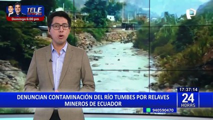 Más de 400 empresas mineras ecuatorianas contaminan río Tumbes