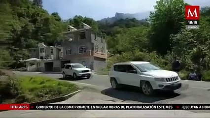 Incendio forestal en Hidalgo provoca el cierre parcial de la carretera hacia Tenango de Doria