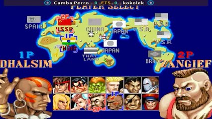 Street Fighter II' Champion Edition - Camba Perro vs kokolek FT5