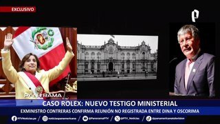 ¡Exclusivo! Nuevo testigo ministerial en caso Rolex: exministro Contreras confirma reunión no registrada entre Dina y Oscorima