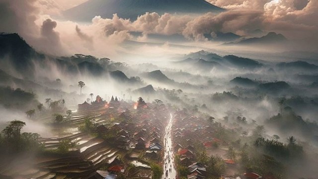Dahsyatnya Letusan Gunung Agung Bali Tahun 1963