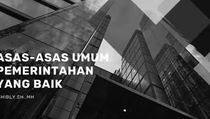 P6 ASAS-ASAS PEMERINTAHAN YANG BAIK