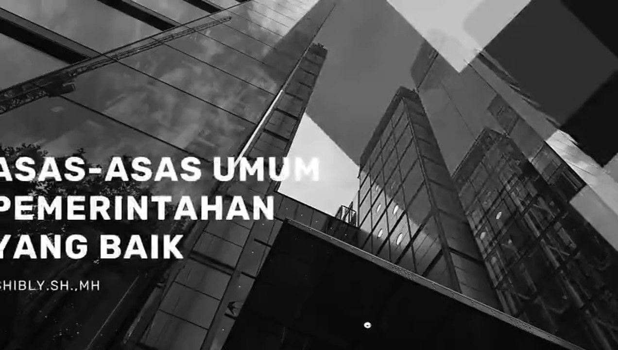 P6 ASAS-ASAS PEMERINTAHAN YANG BAIK