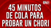 El show de la carne: vino, fernet y birra para todos