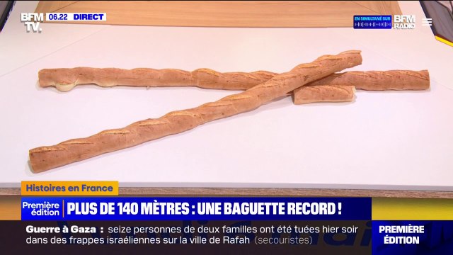 140,53 mètres: le record du monde de la plus longue baguette battu à Suresnes