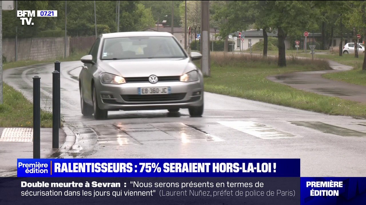 Ralentisseurs: 75% des dos d'ânes ne respecteraient pas la réglementation