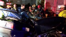 Otomobiliyle park halindeki kamyona çarparak feci şekilde can verdi